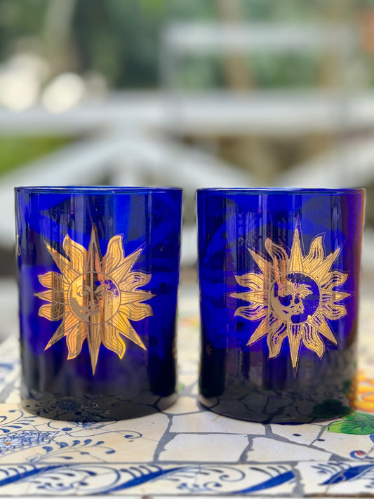 Celestial 22K Gold Drinking Glasses