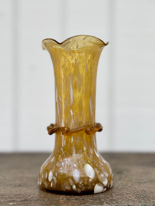 Amber Speck Vase