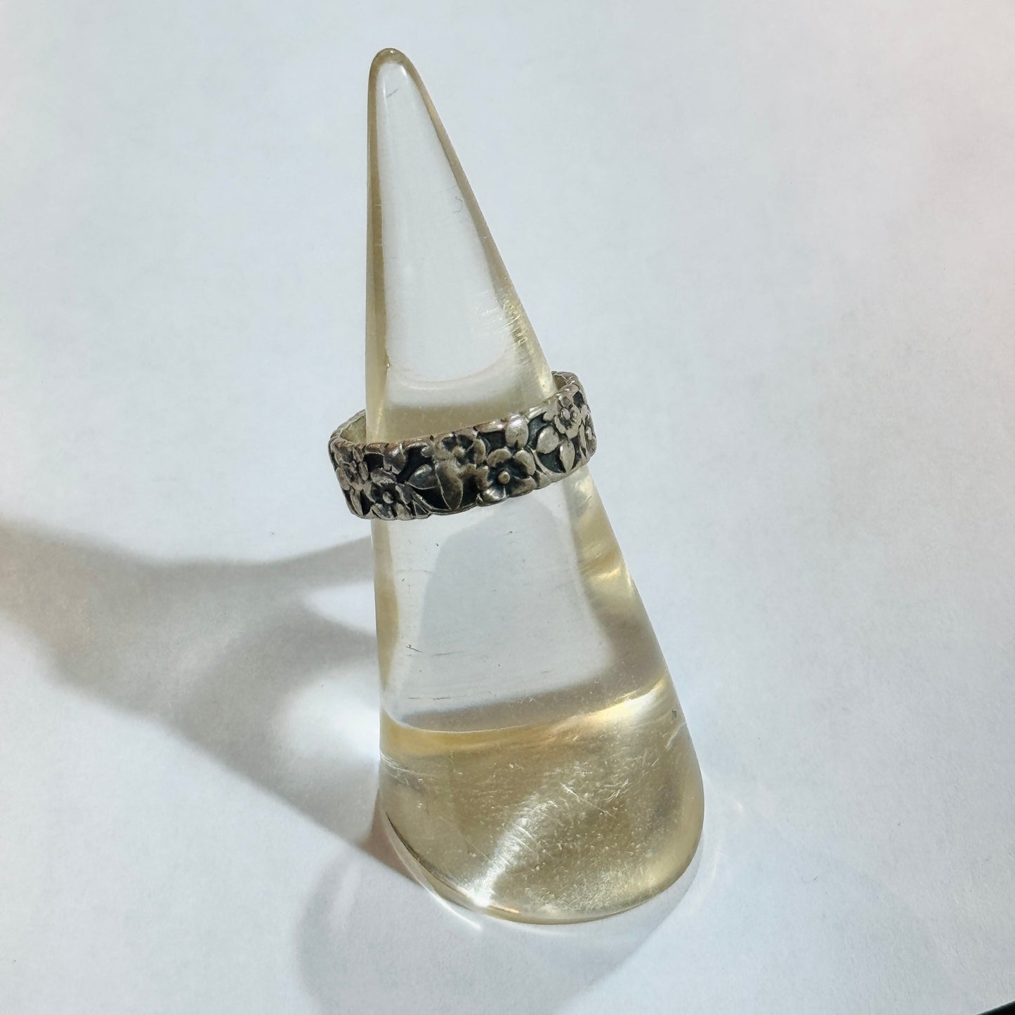 Floral Sterling Band