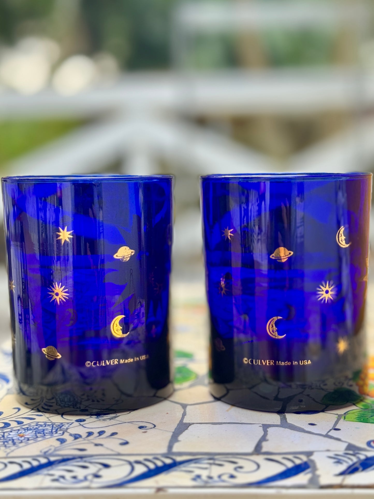 Celestial 22K Gold Drinking Glasses