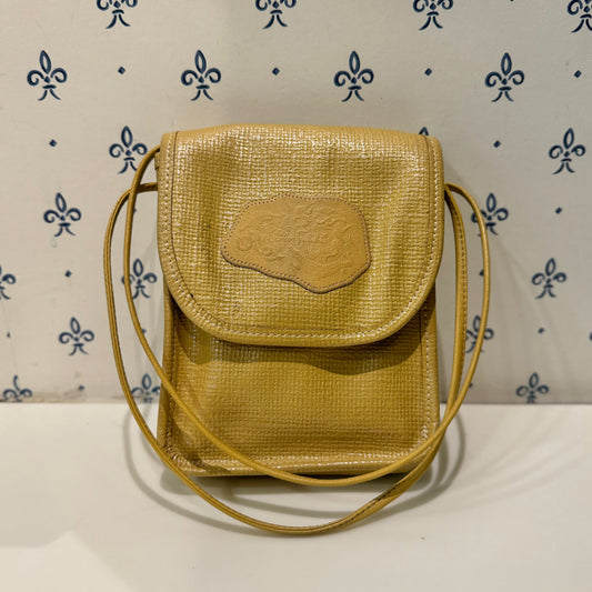 Vintage Coated Canvas Crossbody