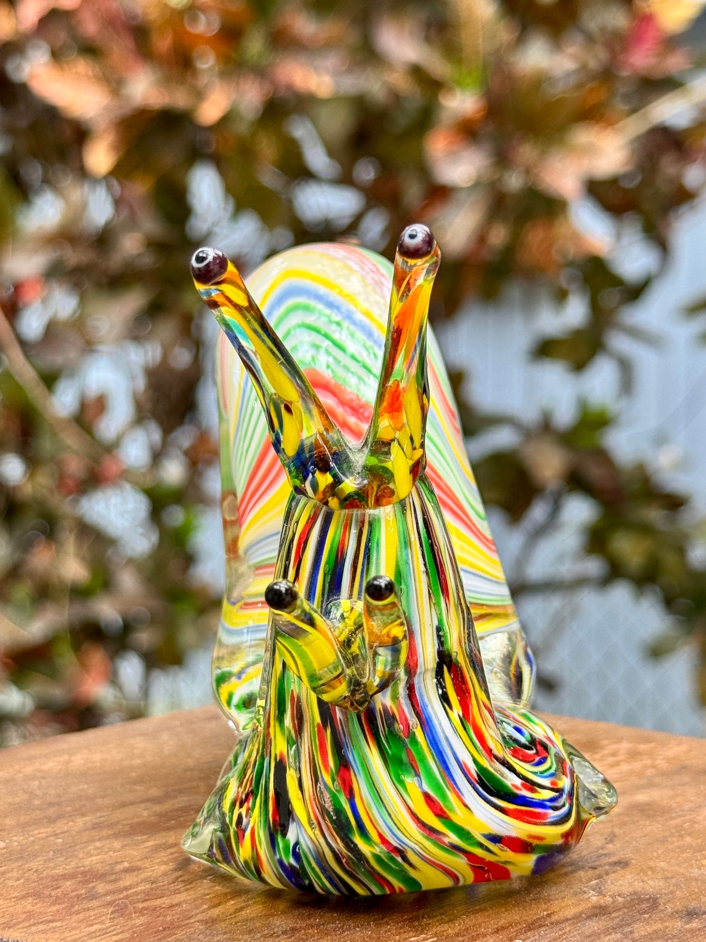 Blown Glass Snail Paperweight