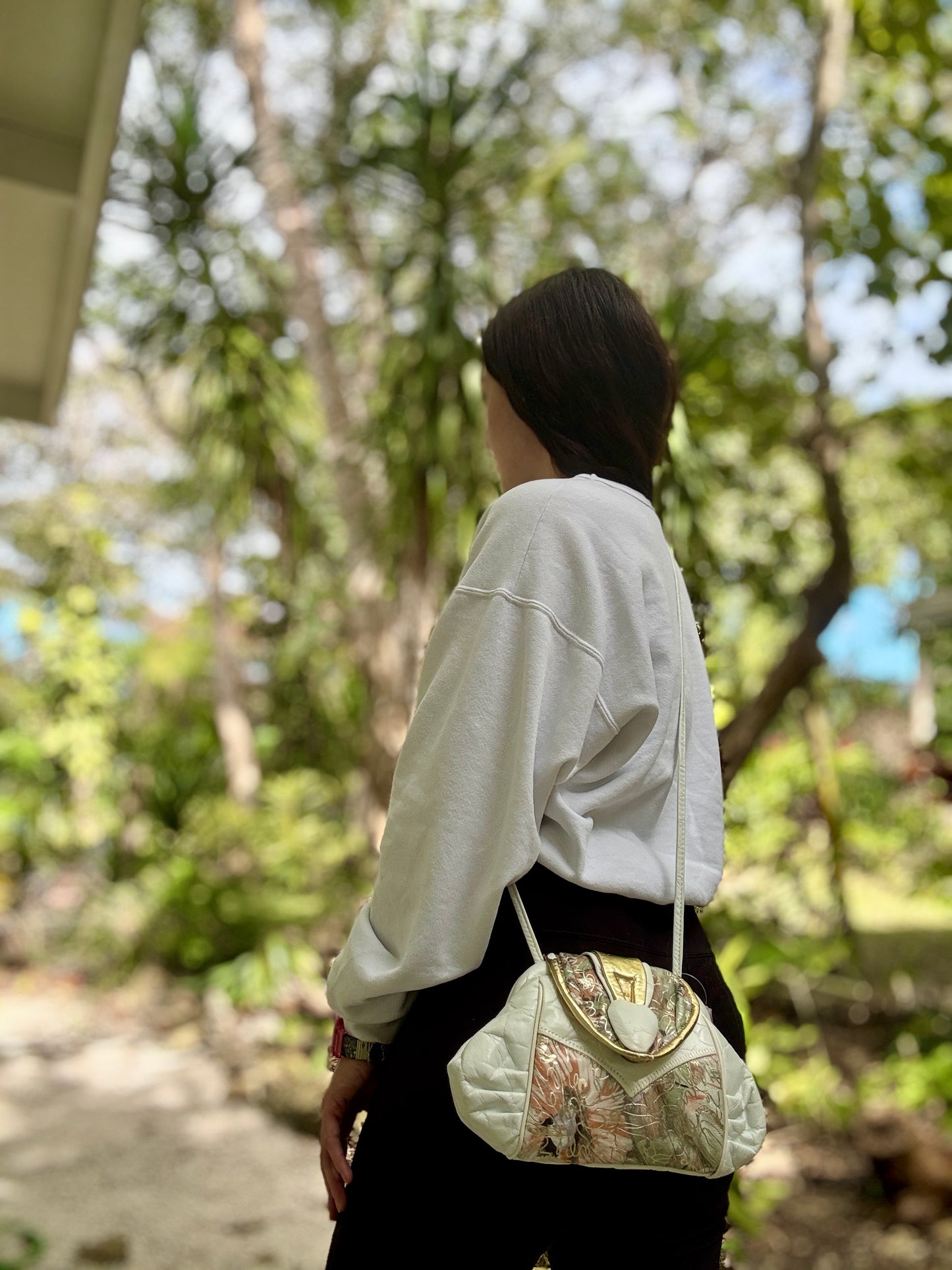 Leather Patchwork Crossbody