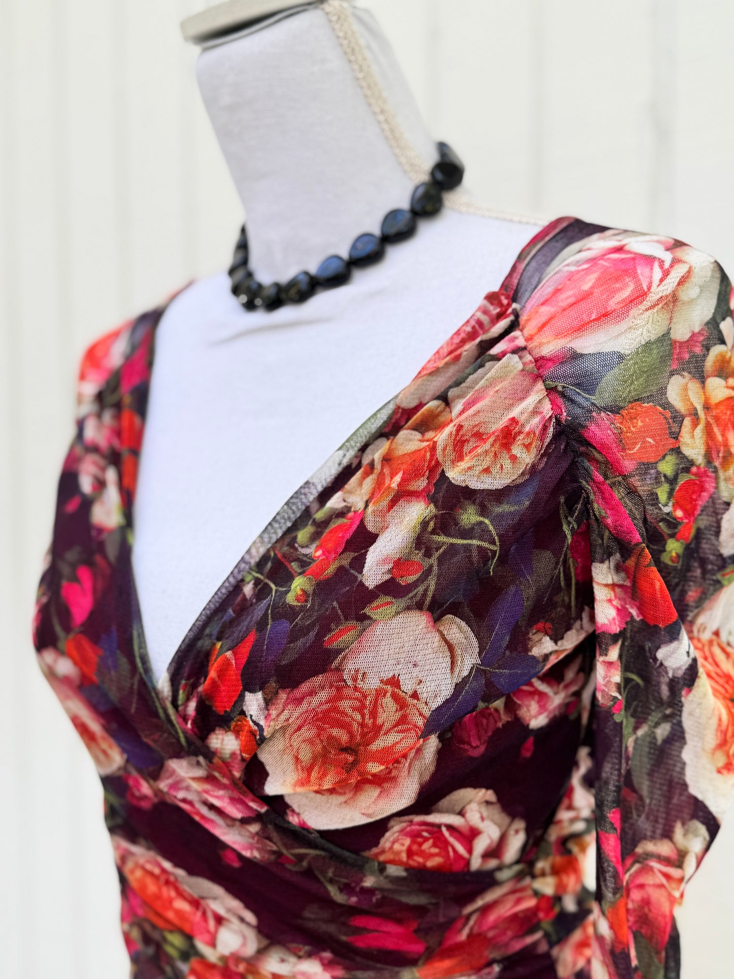 Rose Mesh Dress