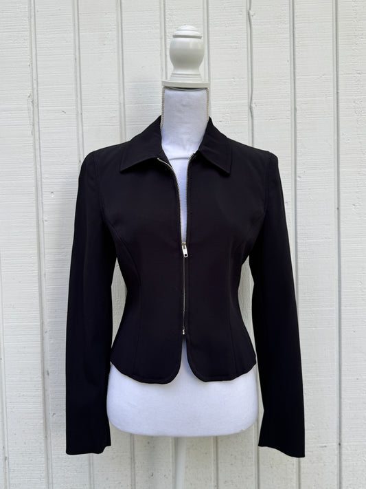 Cropped Zip-up Jacket