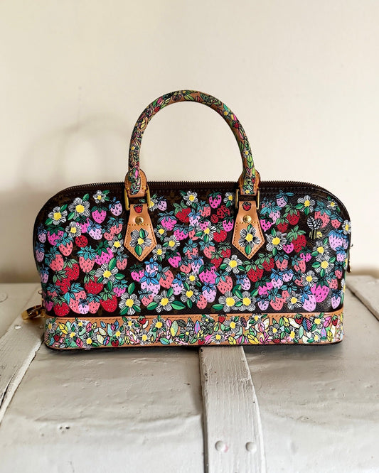 Hand-painted East West Bag