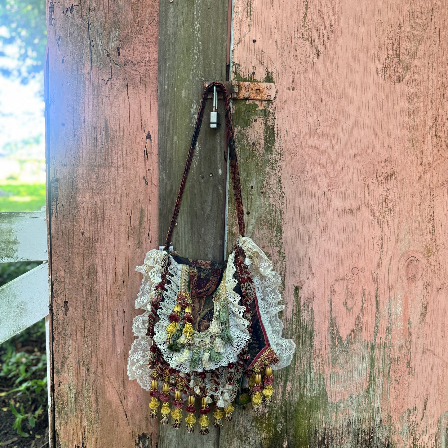 Equestrian Maximalism Tapestry Satchel