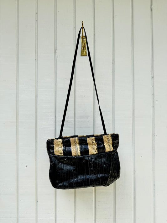 1980s Eel and Python Purse