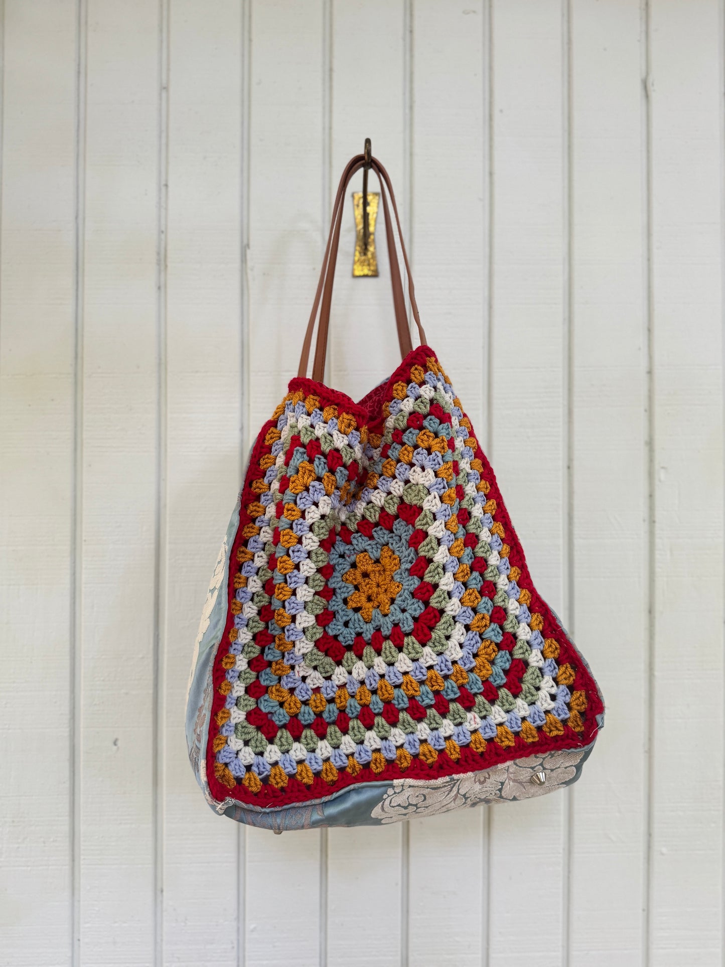 Boho Crochet Oversized Tote