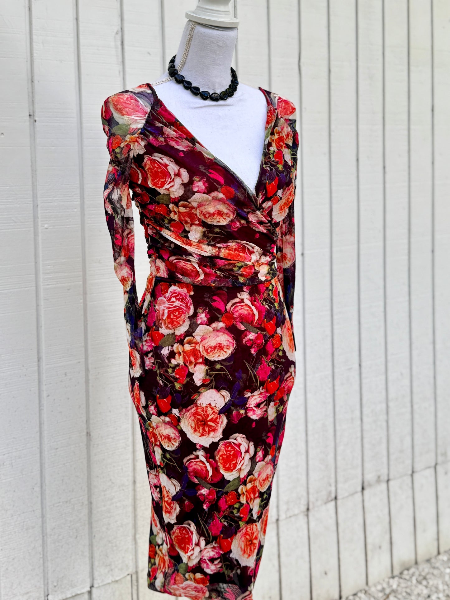 Rose Mesh Dress