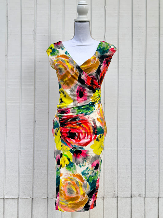 Brushstroke Cocktail Dress