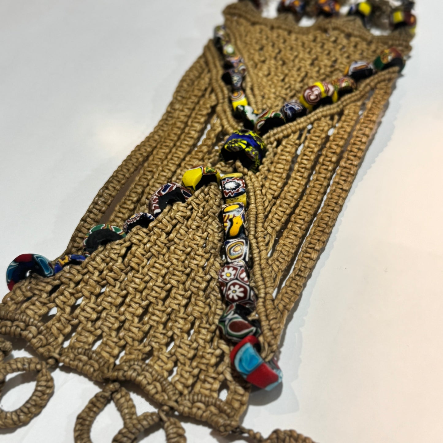 Vintage wide woven cuff