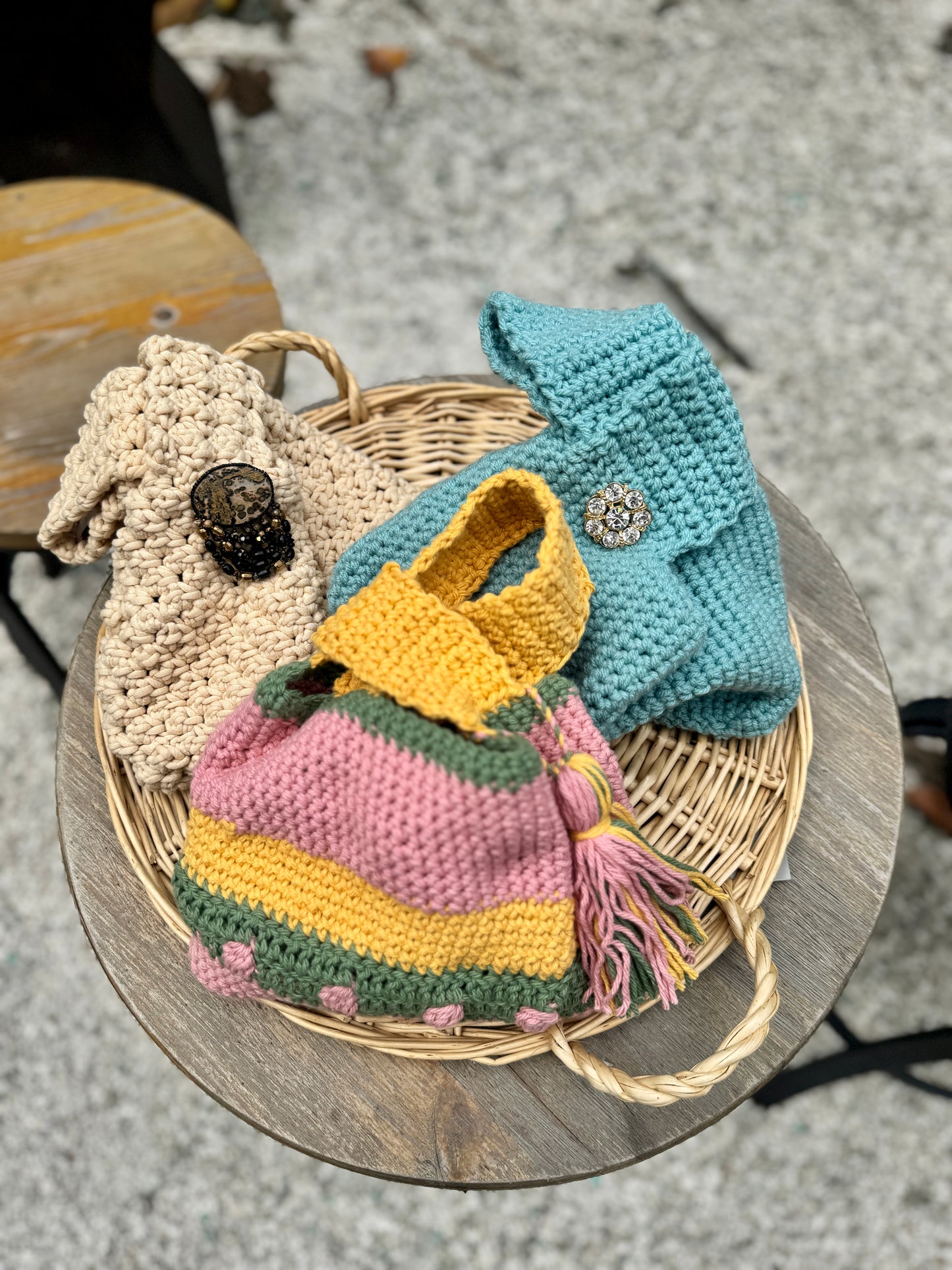 Crochet Knot Purse