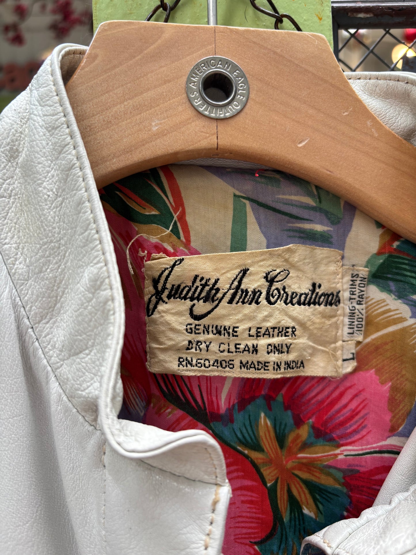 1990s patchwork leather and linen jacket