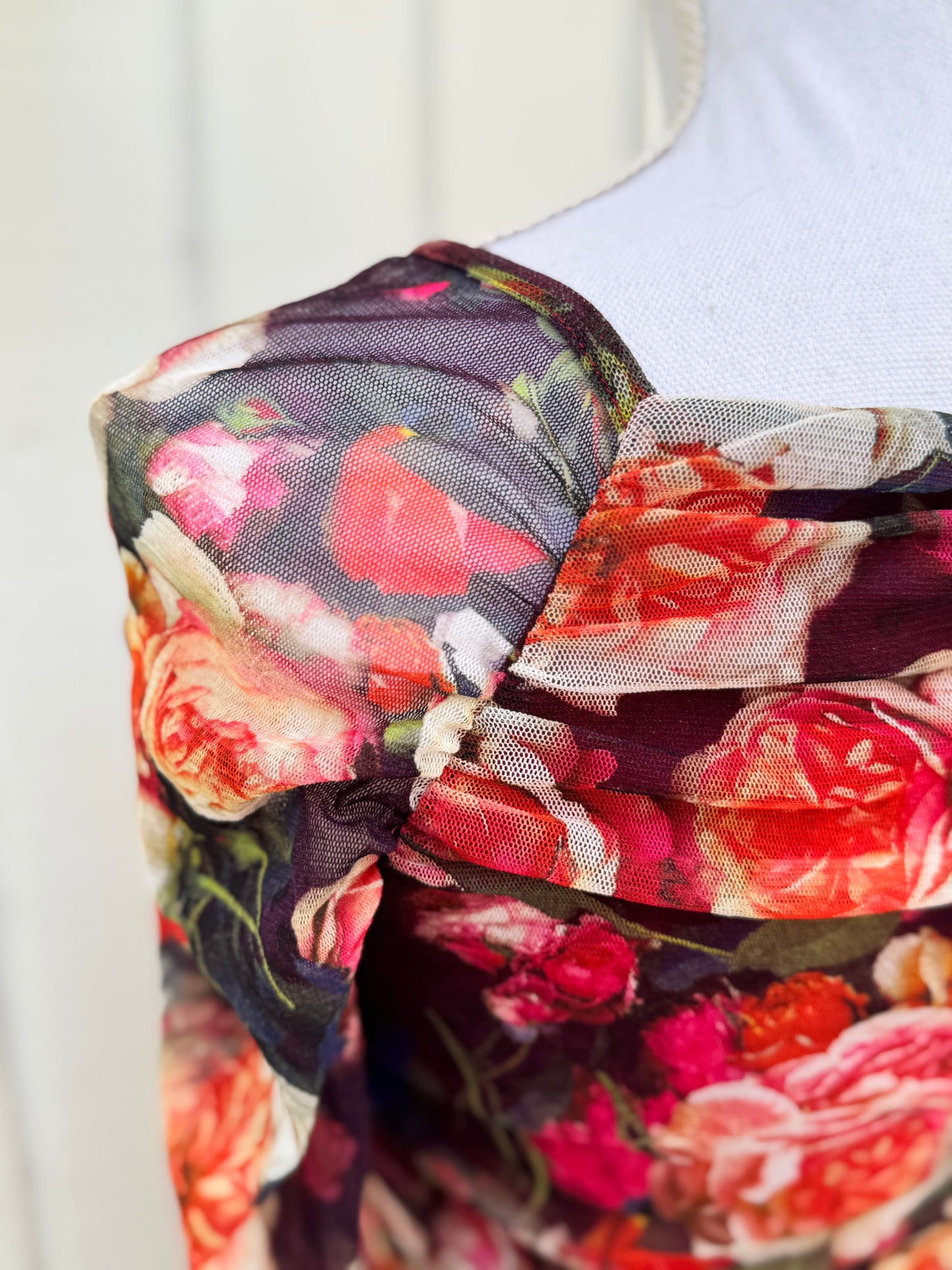 Rose Mesh Dress