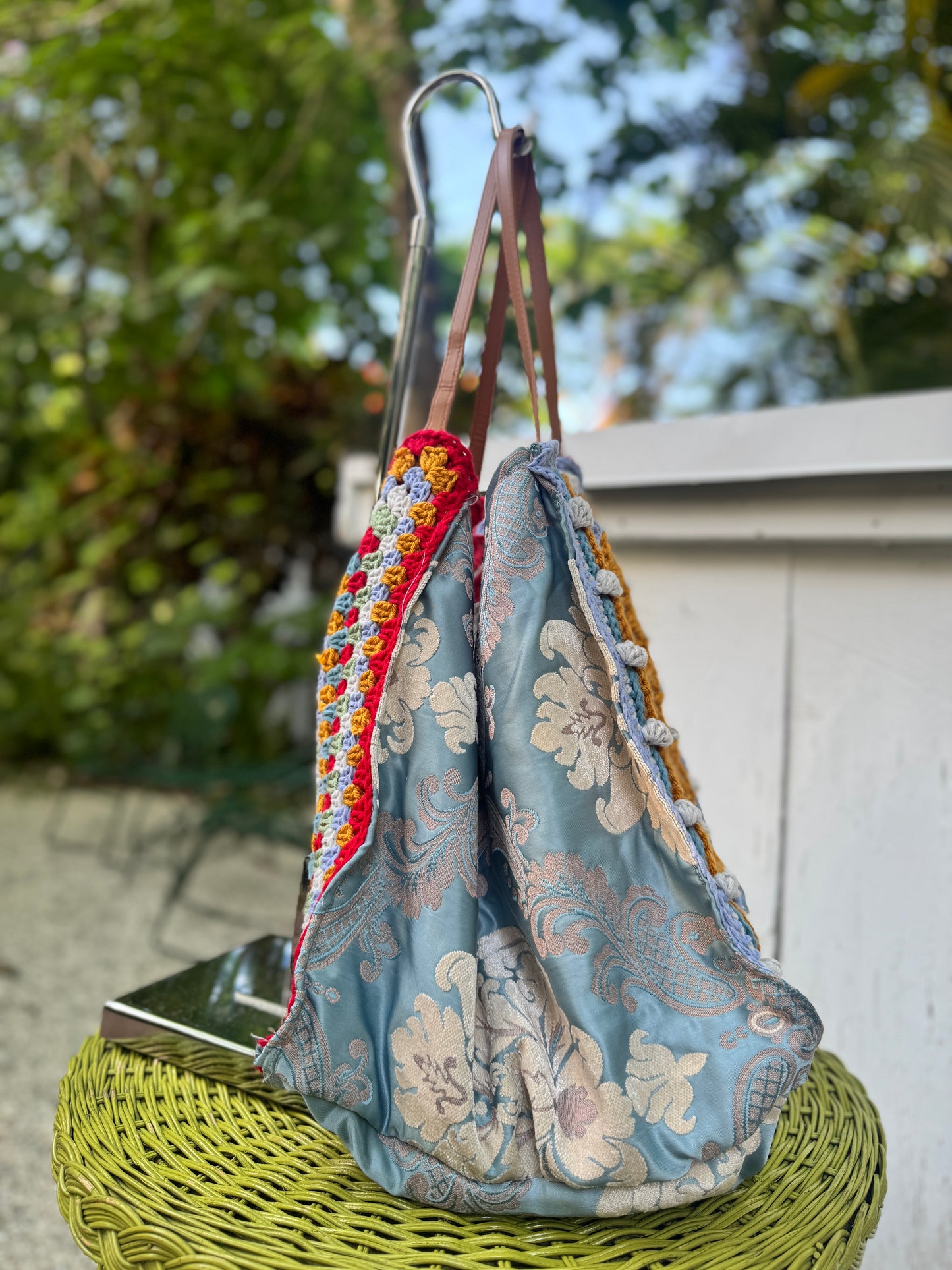 Boho Crochet Oversized Tote