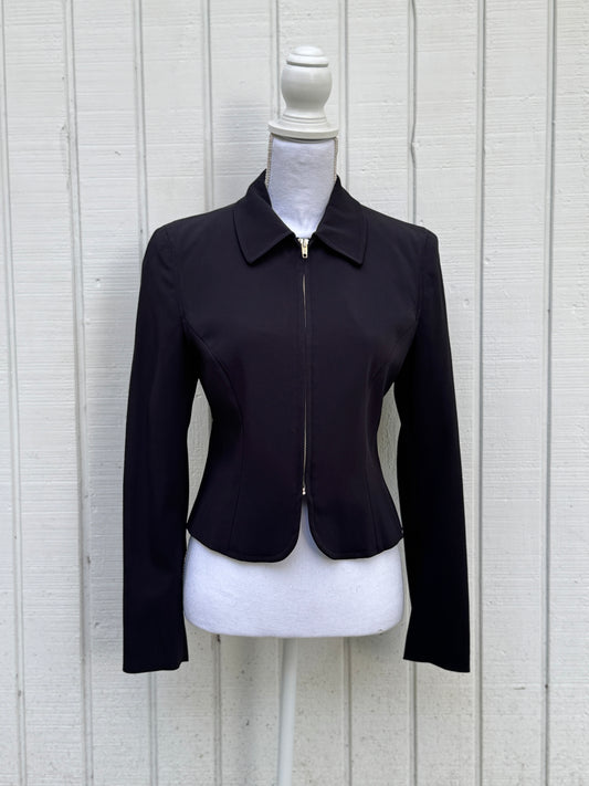 Cropped Zip-up Jacket