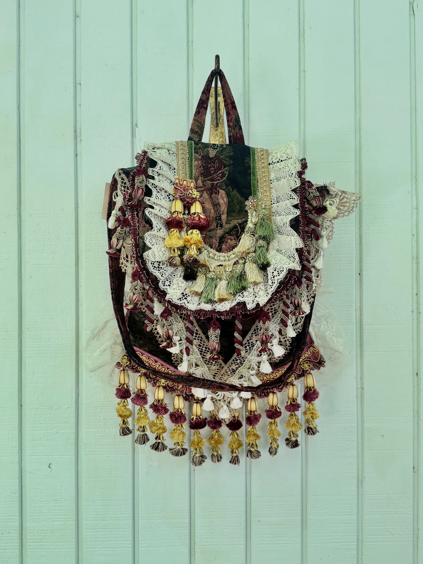 Equestrian Maximalism Tapestry Satchel