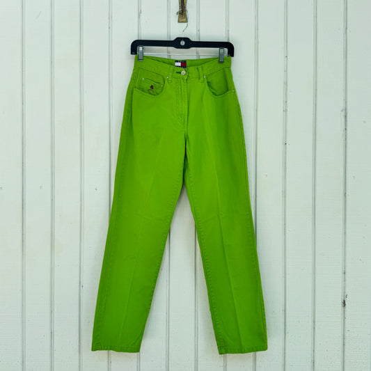Lime Mom Jeans