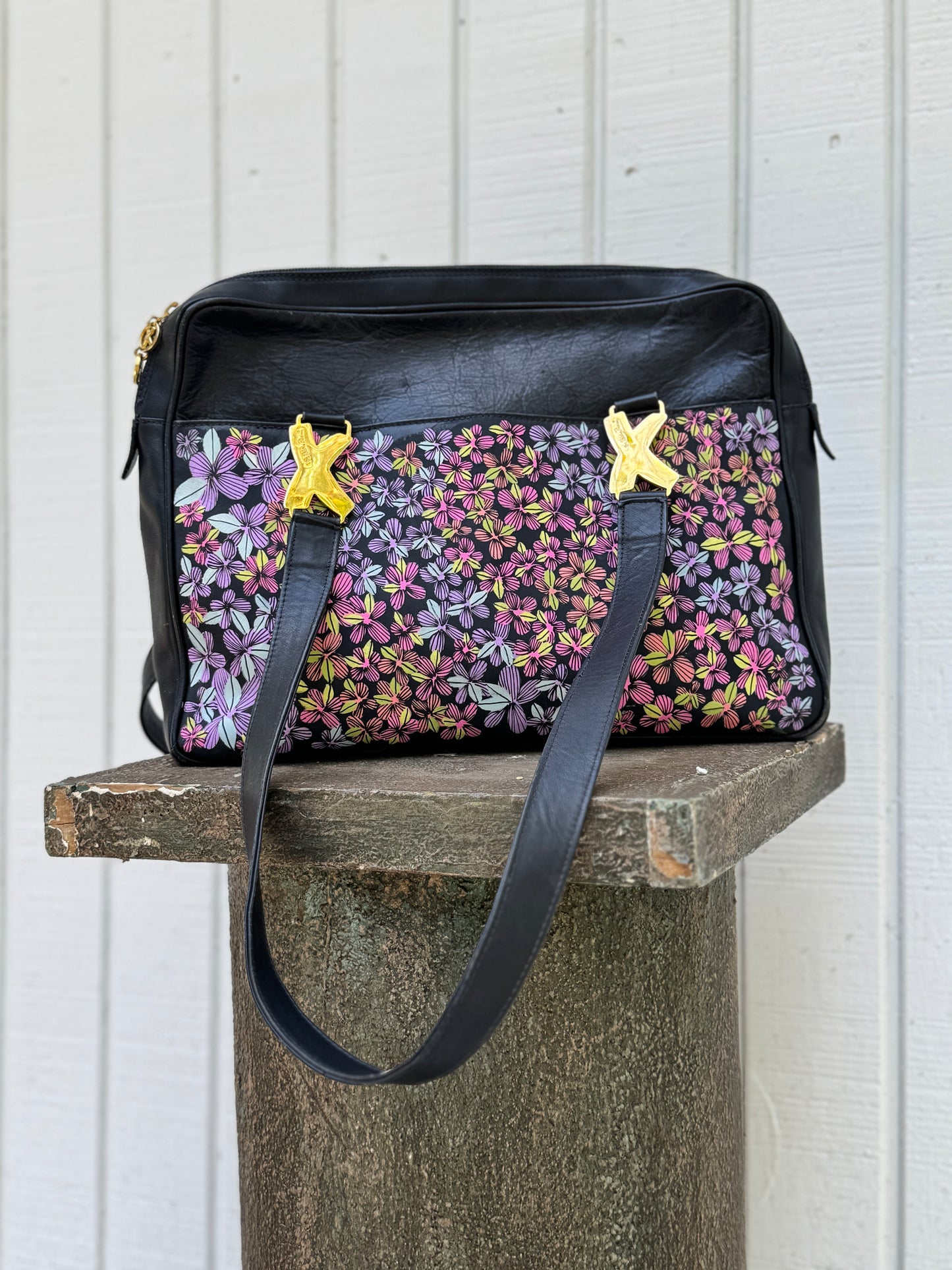 Painted Paloma Leather Tote