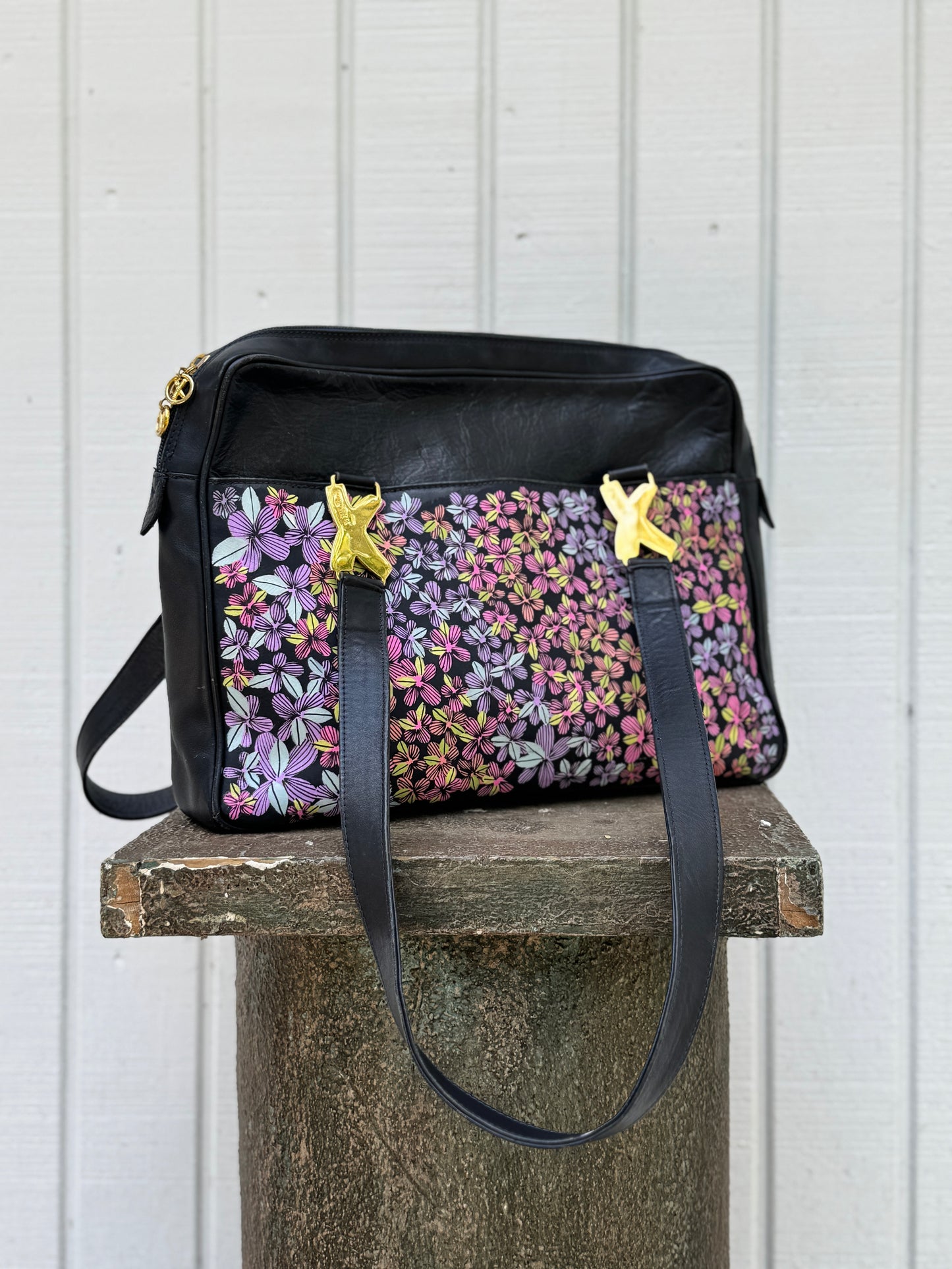 Painted Paloma Leather Tote