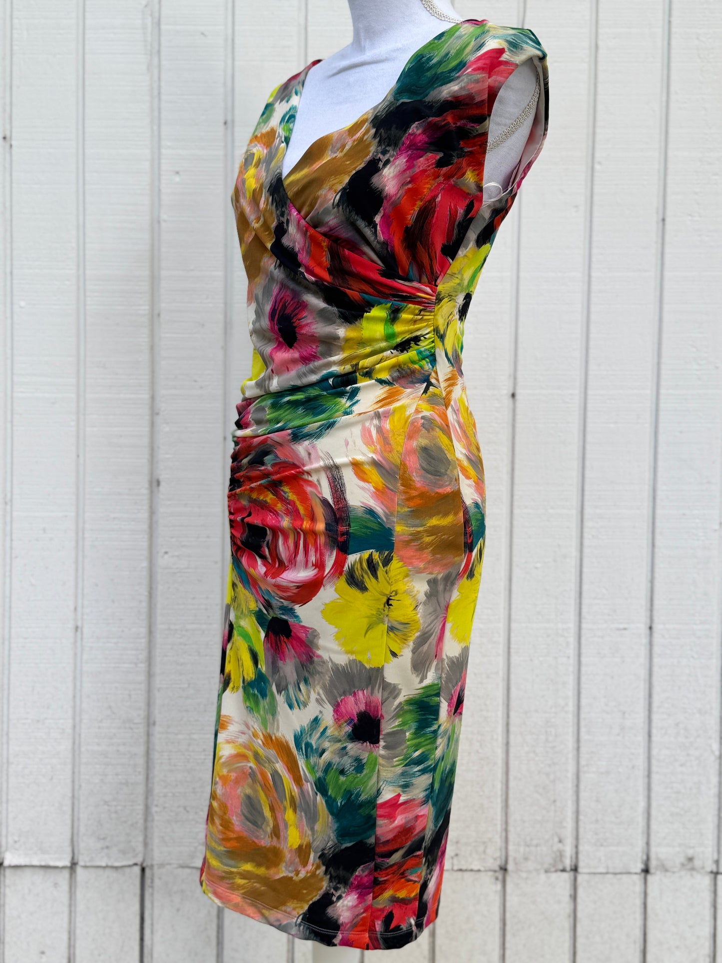 Brushstroke Cocktail Dress